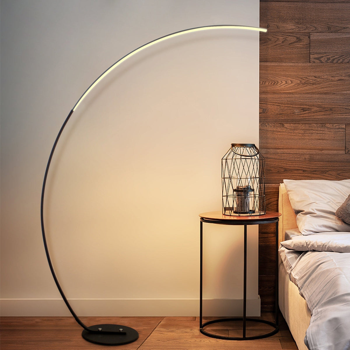 RGB Modern Arc Floor Lamp