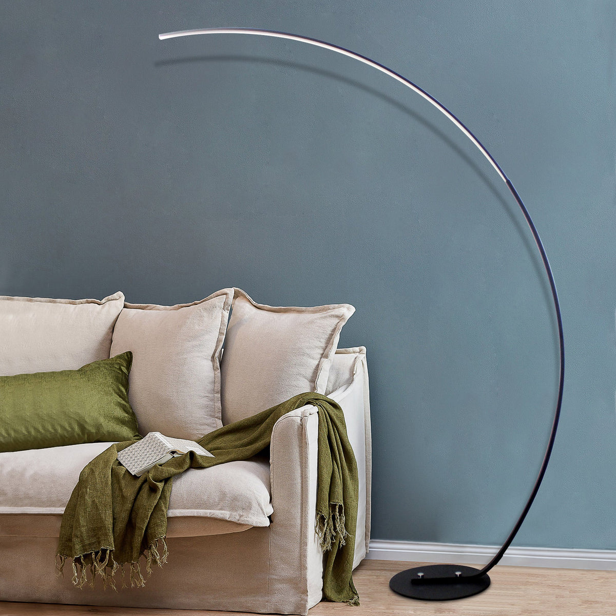 RGB Modern Arc Floor Lamp