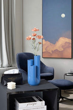 Memphis Triple-Stem Ceramic Bud Vase
